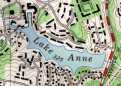Lake Anne Topographical Map